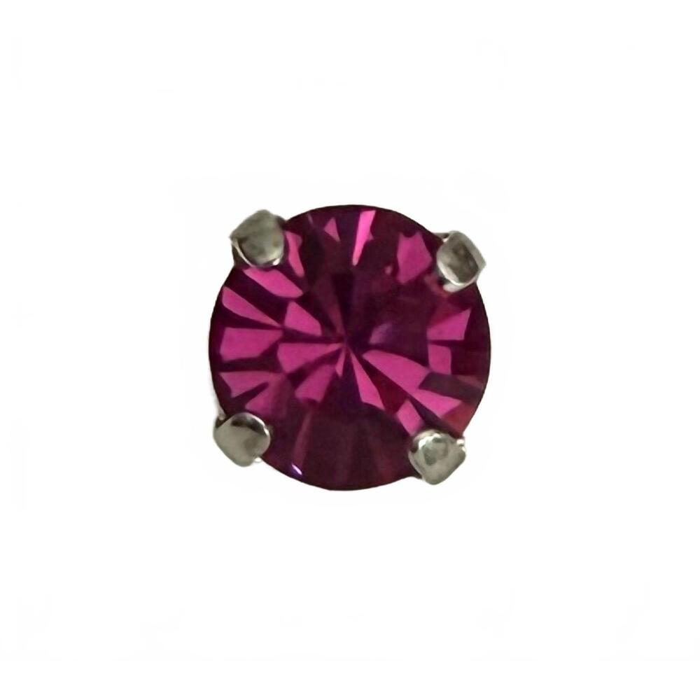NEW MARIANA women's studs earrings in fuchsia